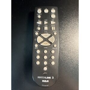 Genuine RCA Systemlink 3 Universal TV VCR Remote Control RCU1300A Tested‎ Works